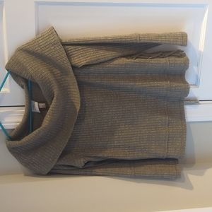 Cowl Neck Olive Sweater